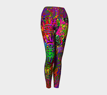 Load image into Gallery viewer, THE EYES OF LOVE AND HATE YOGA PANTS